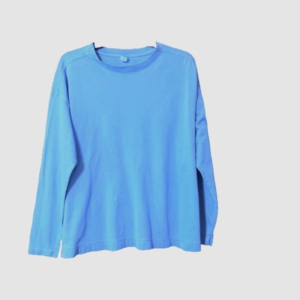 Old Navy Bright Blue Women's Long Sleeve T-shirt Size Large